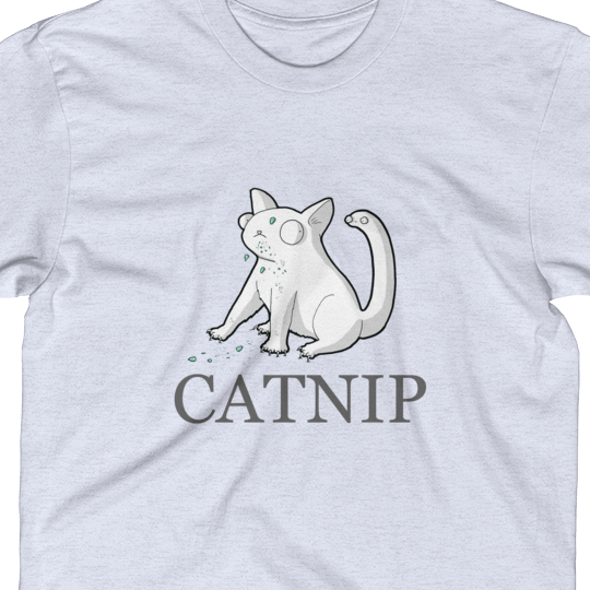 Funny catnip t-shirt for sale!